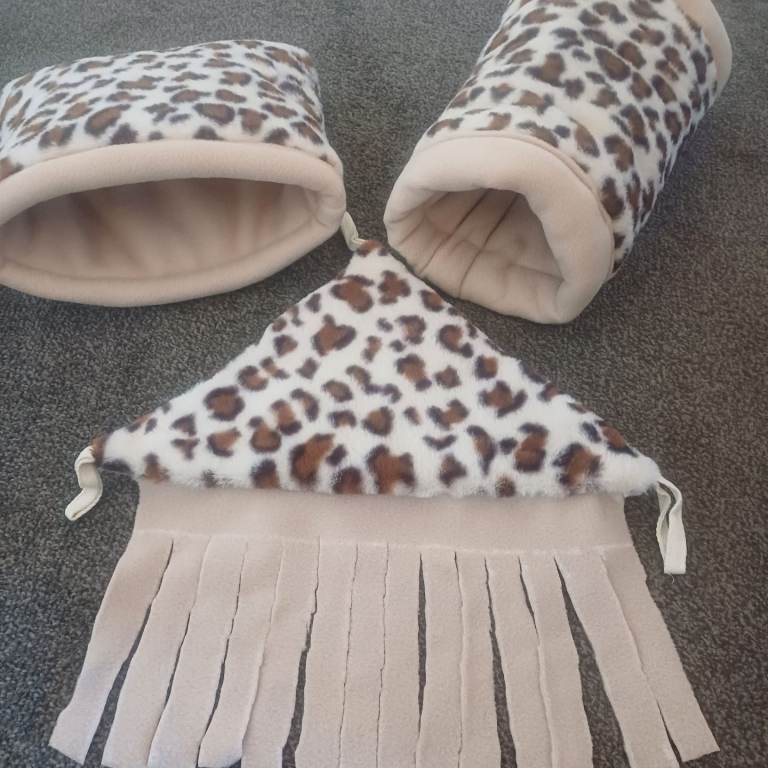 Guinea pig snuggle sack, tunnel, and hideaway 