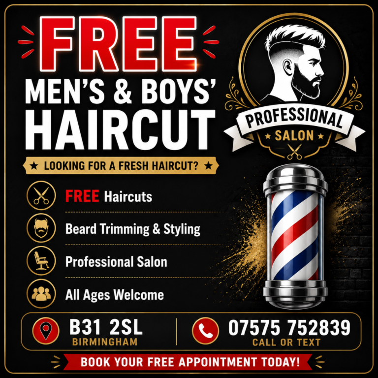 Free haircut
