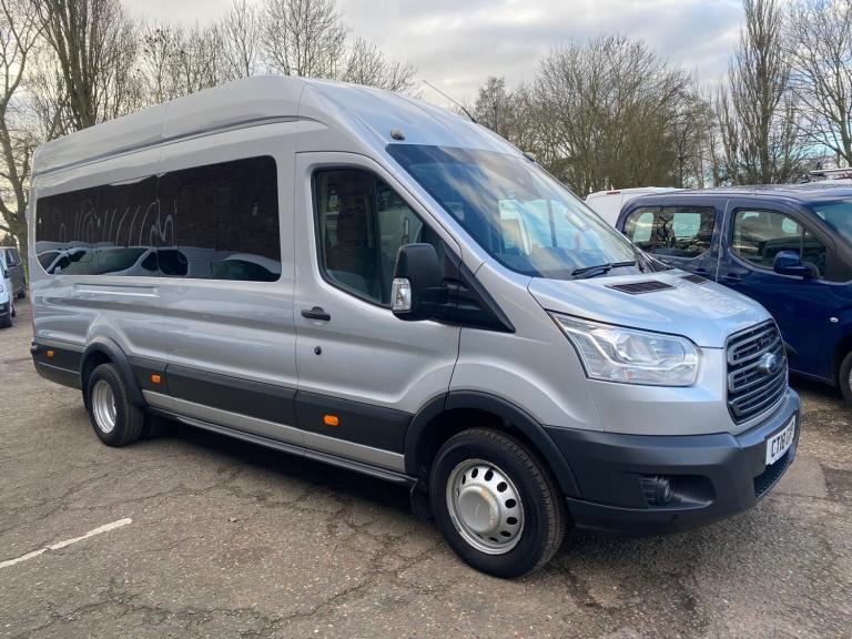 2018 18 Reg Ford Transit Trend 17 Seater Minibus 2.2TDCi Euro6 Air Con Plus VAT 