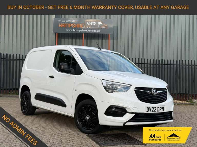 2022 Vauxhall Combo 1.5 Turbo D 2300 Sportive Panel Van 5dr Diesel Manual L1 H1 Euro 6 (100 ps) P...