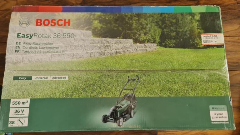 Bosch Cordless Lawnmower