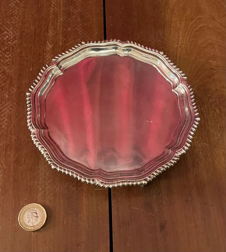 Hamilton & Inches calling card tray