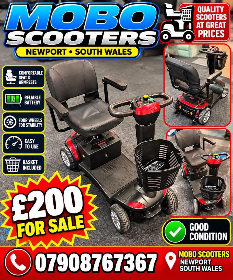 Mobo Scooters Mobility Scooter - Good Condition
