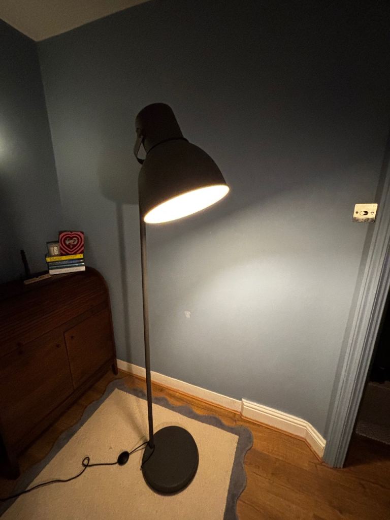 IKEA HEKTAR dark grey floor lamp RRP £79