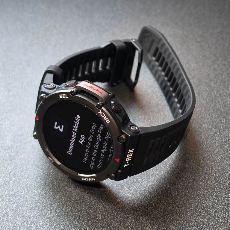 Amazfit T-Rex2 Smartwatch – Black, Great Condition