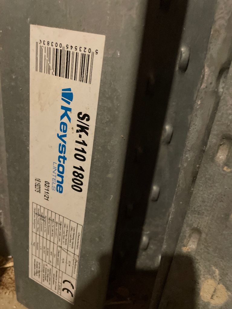 Catnic lintels 