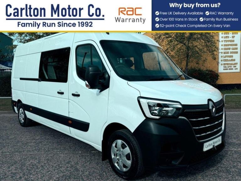 2021 Renault Master 2.3 dCi 35 Business+ Crew Van Double Cab 6dr LWB Medium Roof