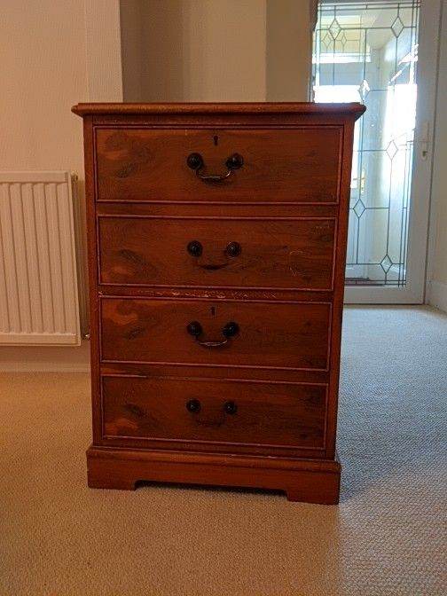 Reproduction 2 Drawer Filing Cabinet 