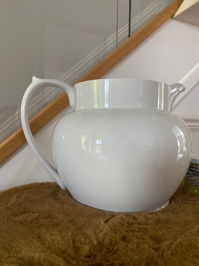 Limoges “Style” Oversize White Jug.