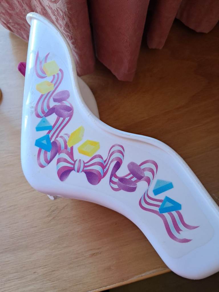 Doll's Bike Seat with Fun Decals – Good Condition - 1990's