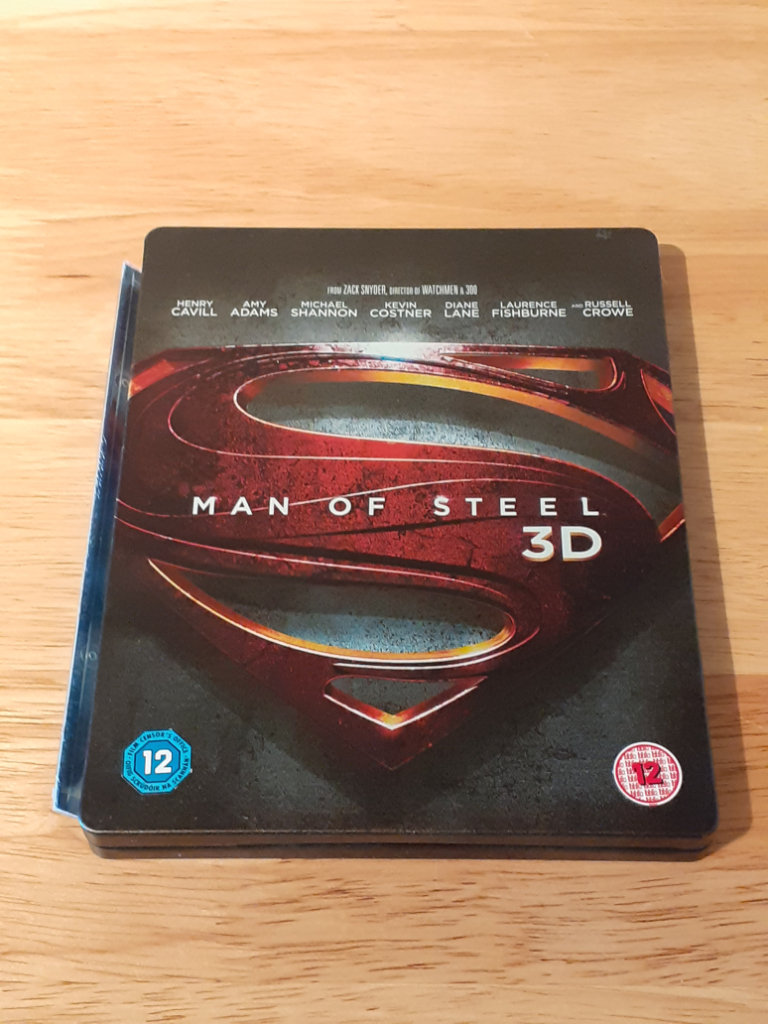Man of Steel (Henry Cavill) - 2D/3D Blu-ray Steelbook