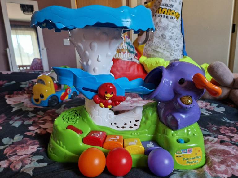 VTech Pop and Play Elephant Activity Toy – Good Condition