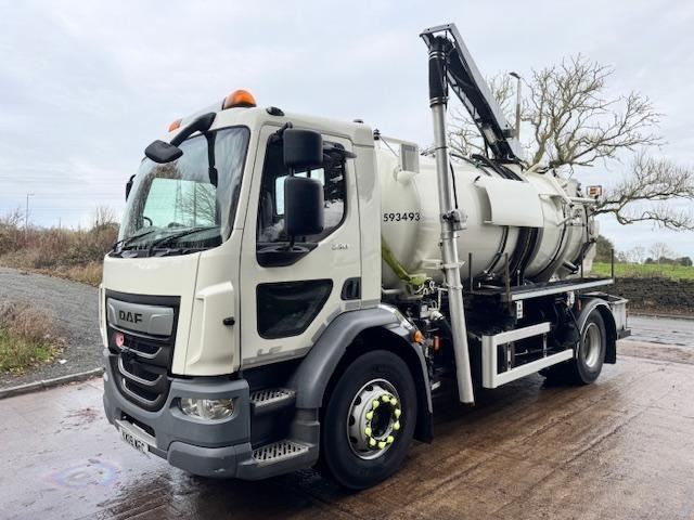 2019 19 DAF LF 230 EURO 6 WHALE MEDIUM VOLUME JET/VACUUM TANKER GULLY ARM