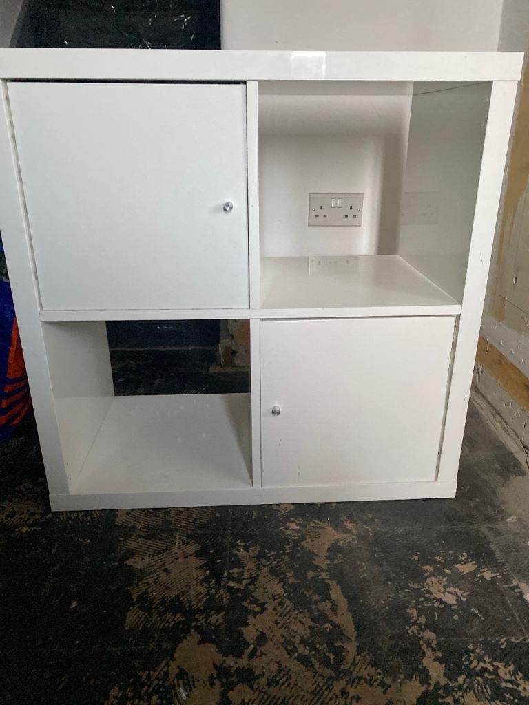 White ikea unit