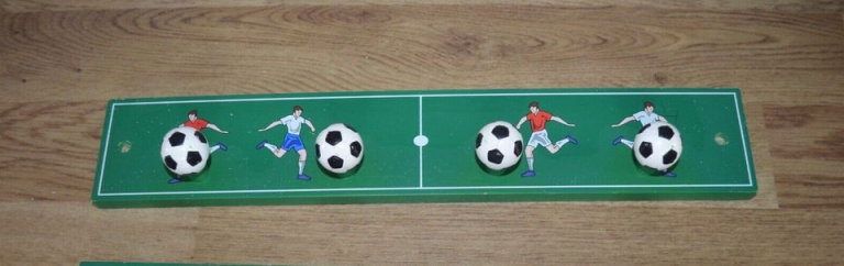 FOOTBALL PLAYER HOOKS KID ROOM COAT HANGER CLOTHES TOWEL STORAGE RACK C