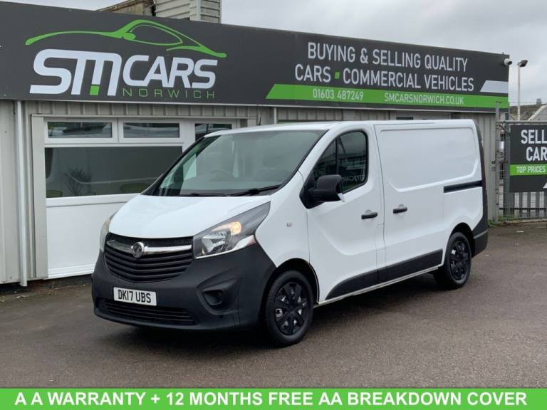 2017 Vauxhall Vivaro 1.6 CDTi 2700 Panel Van 5dr Diesel Manual L1 H1 Euro 6 (120 ps) Panel Van Di...
