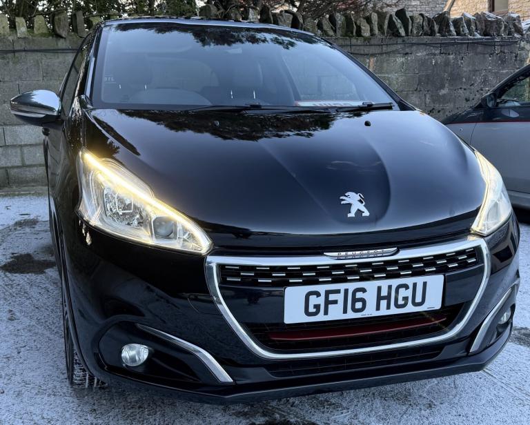 PEUGEOT 208 1.6 THP GTi Prestige Black Manual Petrol 2016