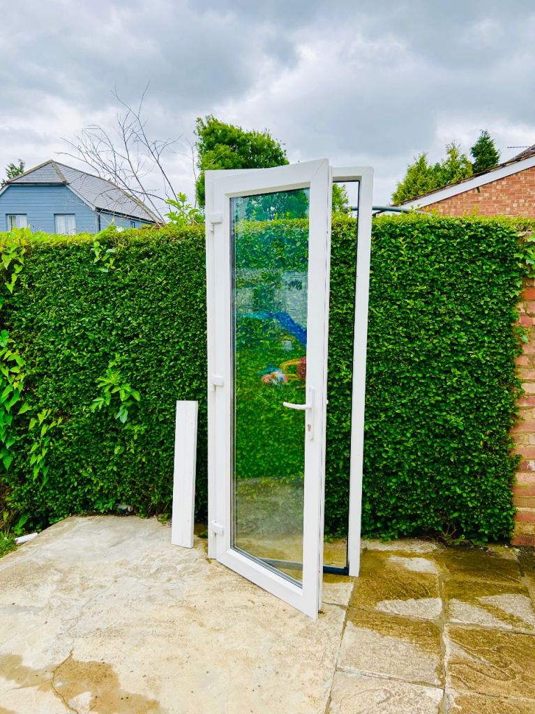 UPVC Door Double Glazed Door Clear Exterior Door External Door