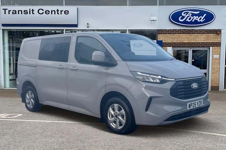 2025 Ford Transit Custom 320 Limited AUTO L1 SWB Double Cab In Van FWD 2.0 EcoBlue 136ps Low Roof...