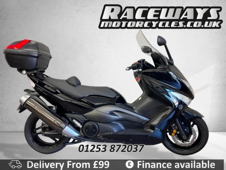 YAMAHA TMAX 2016 BLACK 4,296 MILES USED MOTORCYCLE 499cc