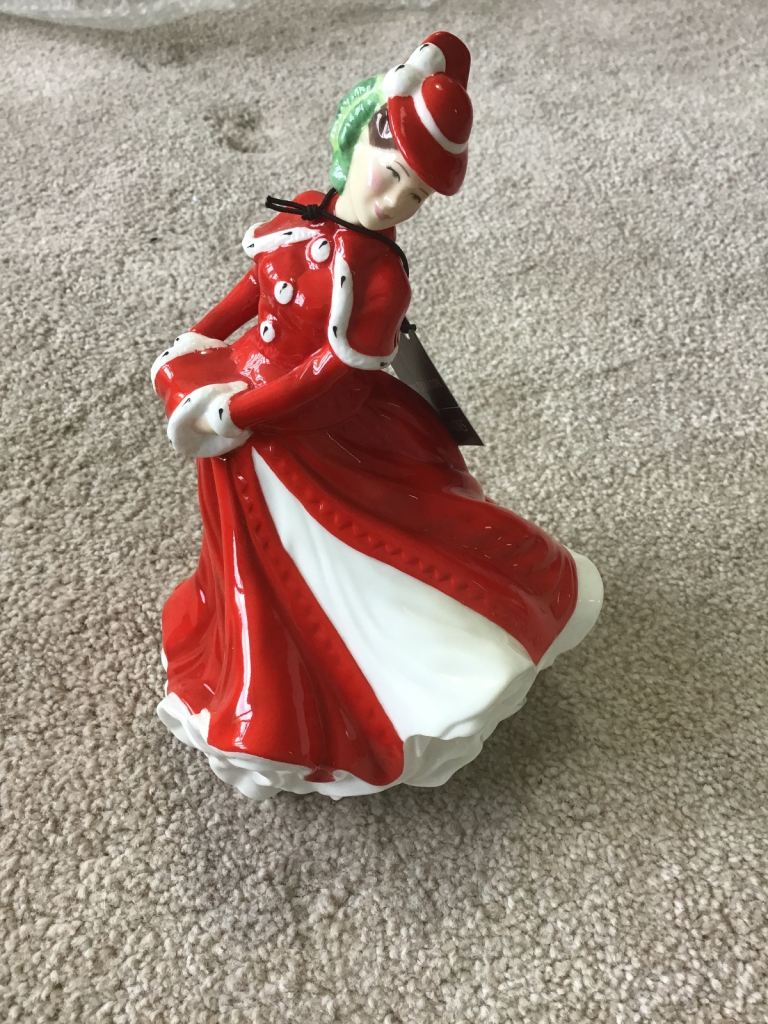 Royal Doulton Pretty Ladies Christmas Celebration HN 4721 Bone China Figurine