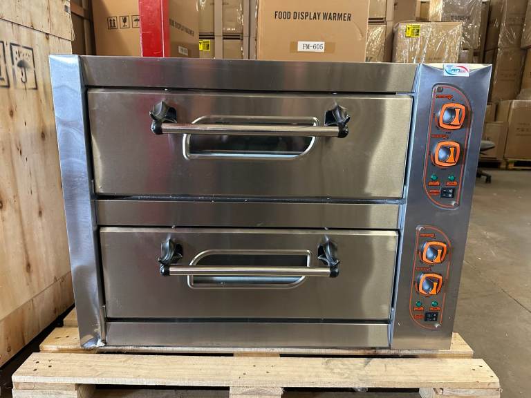 Offer Price Heavy Duty Commercial Electric Pizza Baking Oven - 2 Deck (Single Phase)