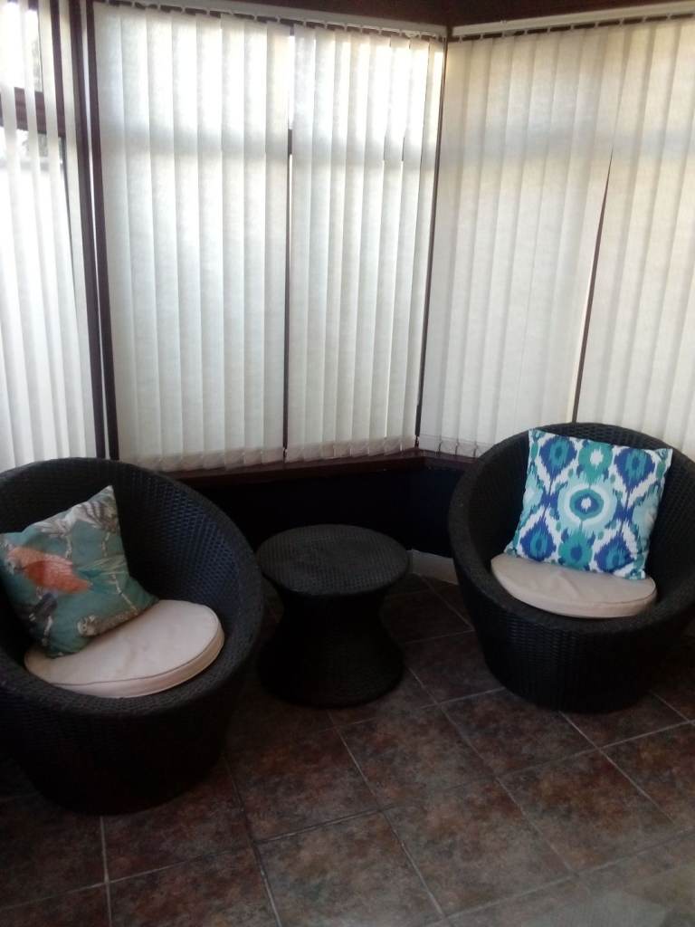 3 piece conservatory/garden set