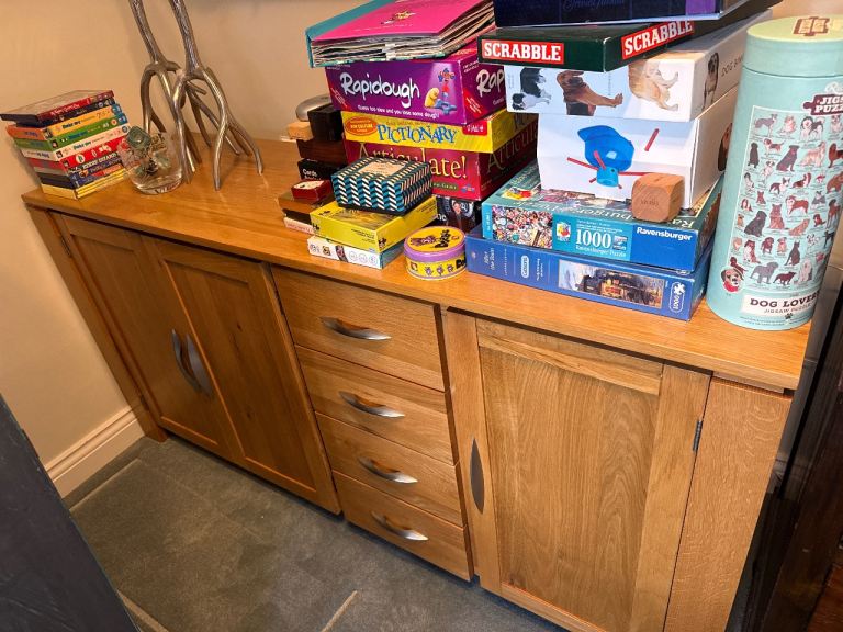 Solid wood large sideboard 