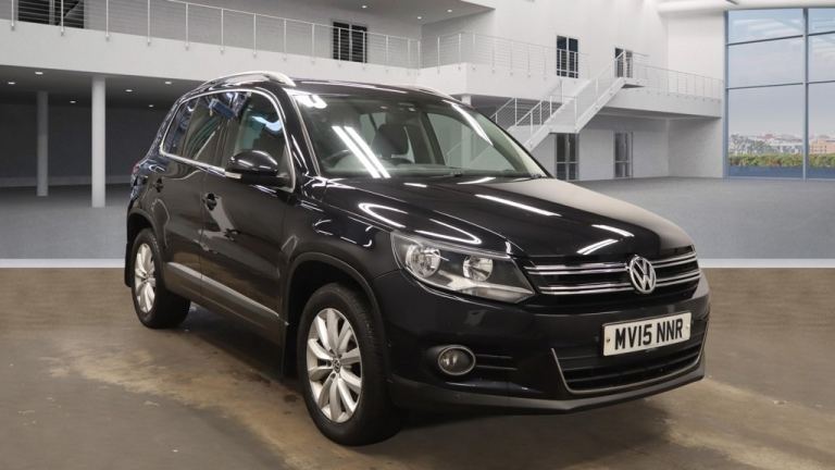 2015 Volkswagen Tiguan 2015 2.0 TDi BlueMotion Tech Match 5dr DSG AUTO BLACK 2 KEYS ESTATE Diesel...