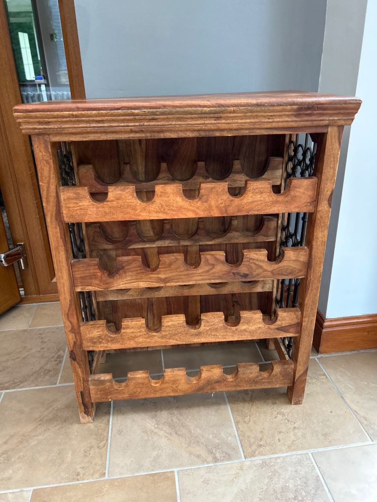 Wooden wine rack 