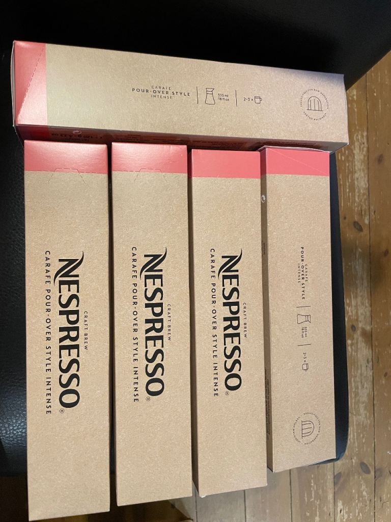 50 x Nespresso Carafe Capsules (past BBE)