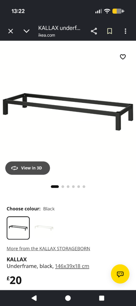 Underframe for Kallax 