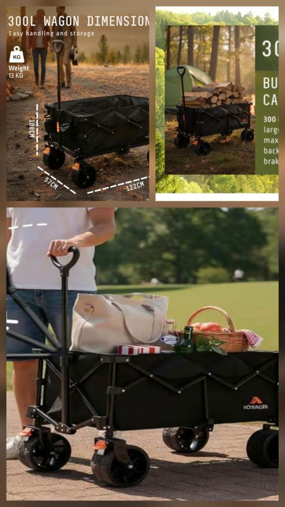 Pull along wagon , ideal for Camping and home jobs