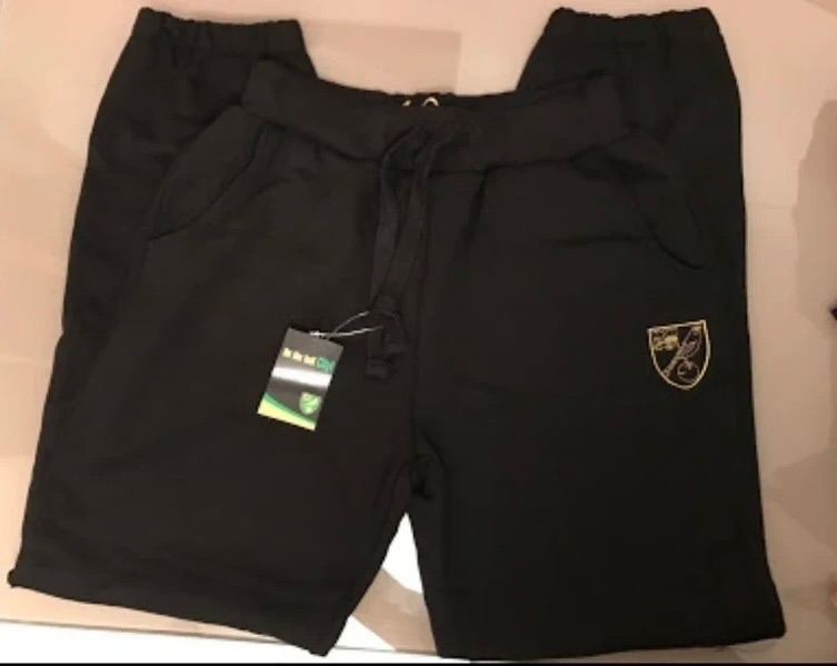 Medium NCFC Canaries tracksuit bottoms BNWT
