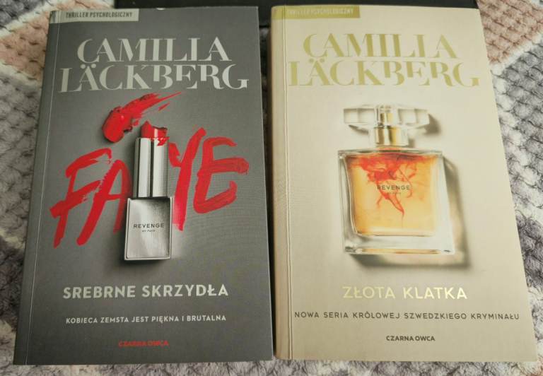 Camilla Läckberg Books - 'Srebrne Skrzydła' & 'Złota Klatka'