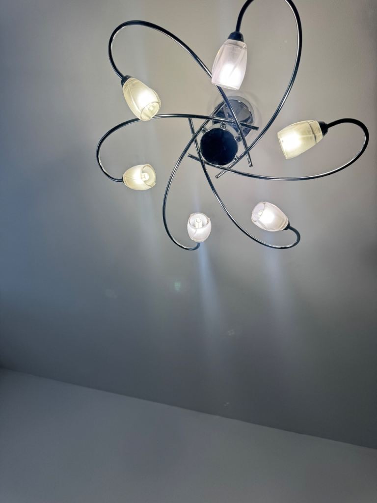 Glass globe lamp shade 