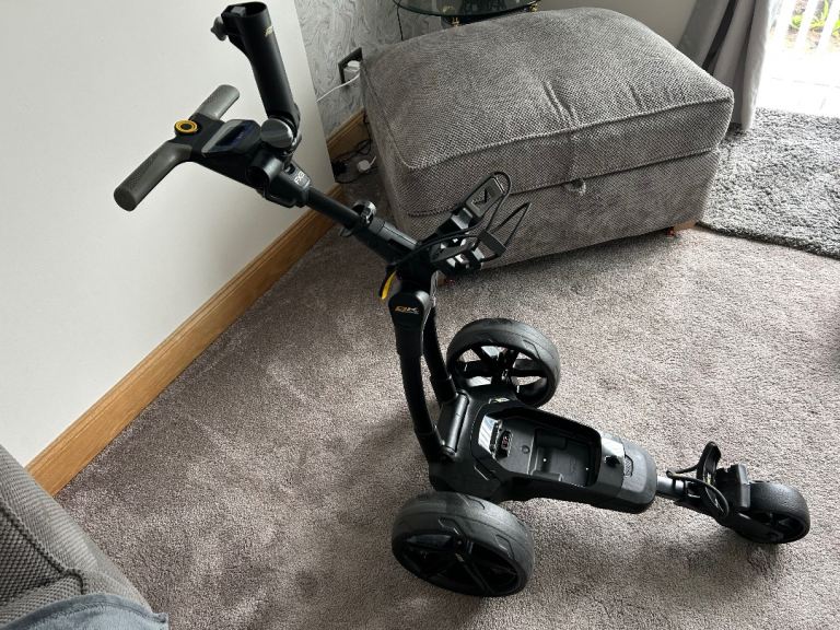 PowaKaddy FX3 EBS Electric Golf Trolley - Black, Good Condition