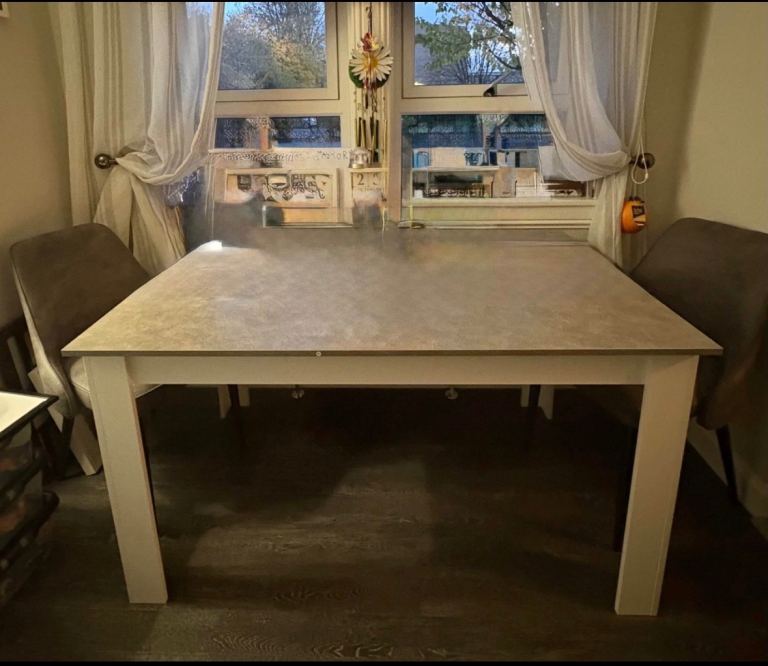 Grey dinning table 