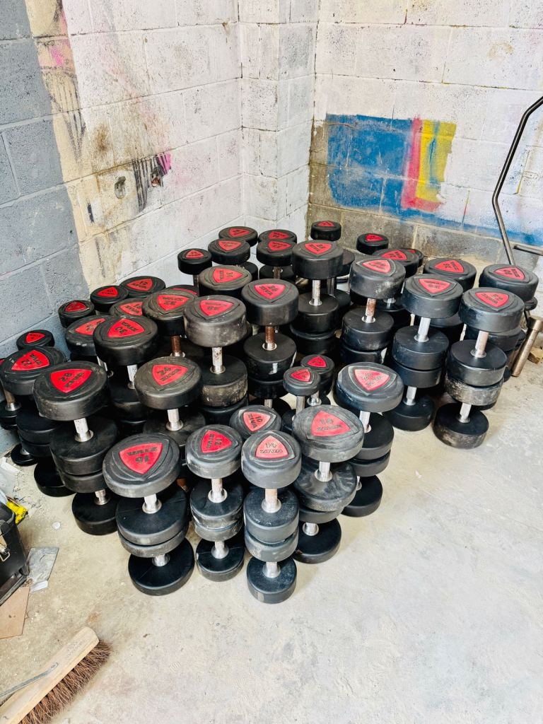 Ziva Pokyurethane Dumbbells Sets available in the following sets with Racks 