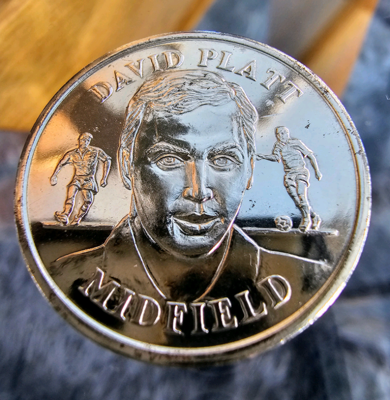 1996 David Platt Coin From The Official England Squad Medal Collection