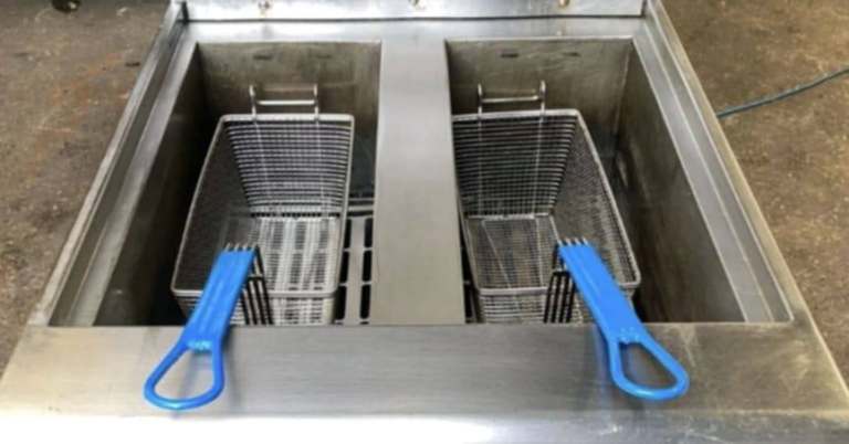 gas fryer, can deliver