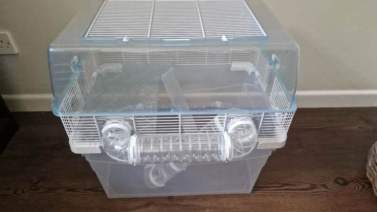Ferplast DUNA SPACE Large Hamster Cage for dwarf hamsters - Tunnel System, 57.5x47.5xh54.5cm