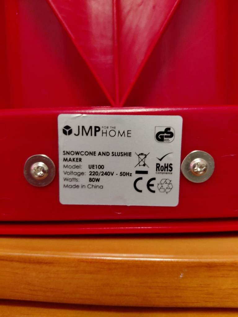 JMP Snowcone & Slushie Maker