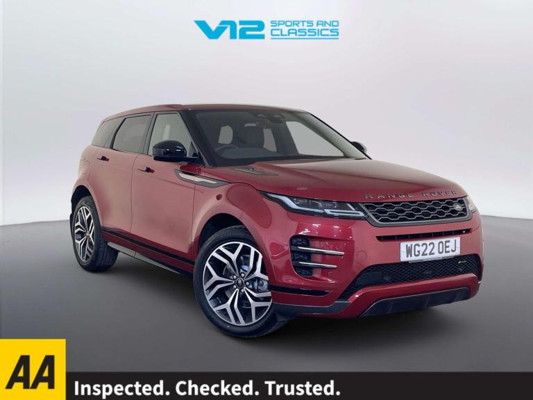 2022 Land Rover Range Rover Evoque 1.5 P300e 12.2kWh R-Dynamic HSE SUV 5dr Petrol Plug-in Hybrid ...