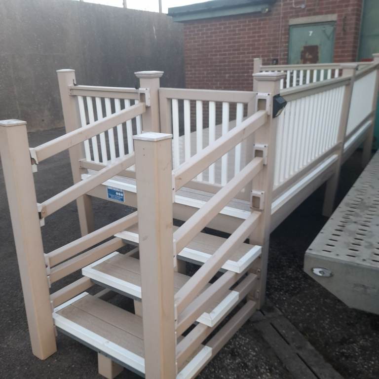 Caravan decking 