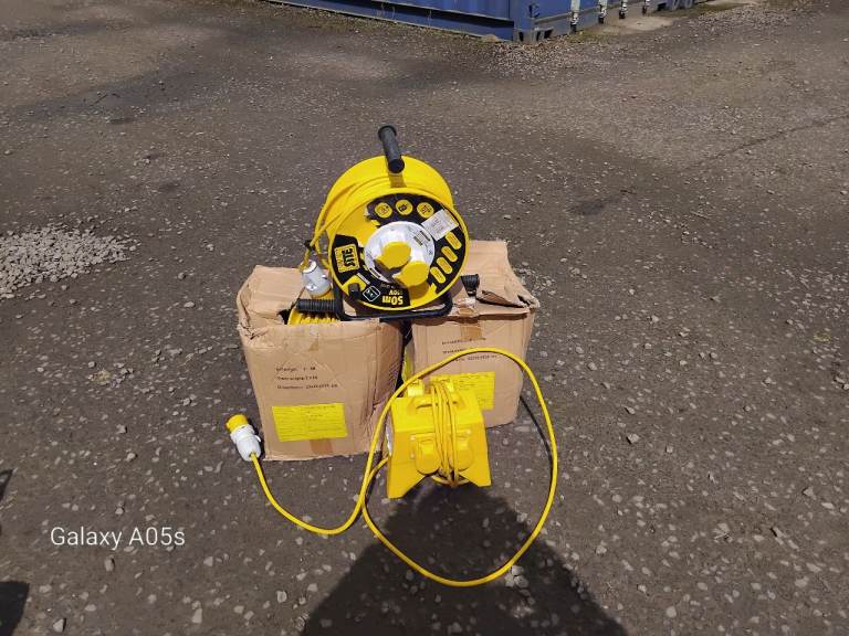 110v extension reels (50mtr)