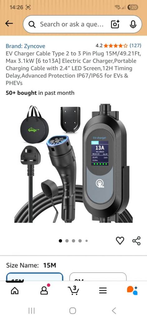 Electric car charger