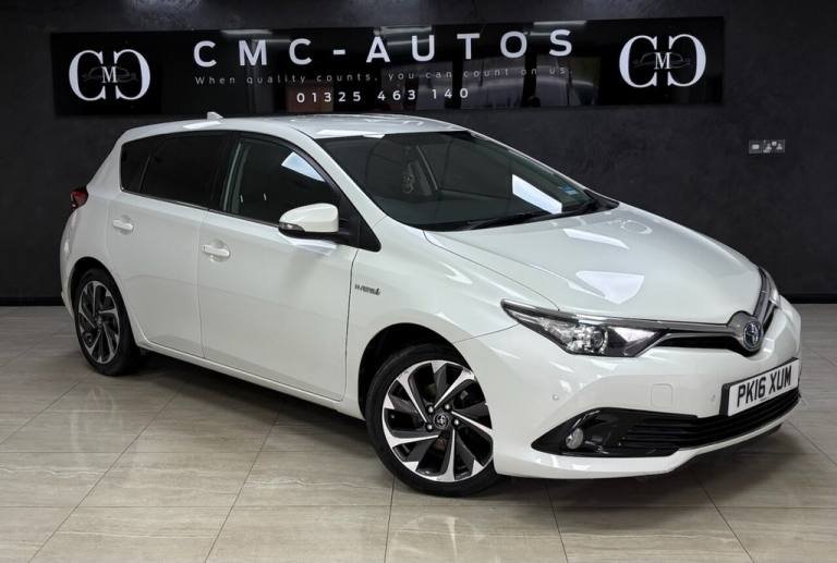 2016 Toyota Auris 1.8 Hybrid Design 5dr CVT HATCHBACK PETROL/ELECTRIC Automatic