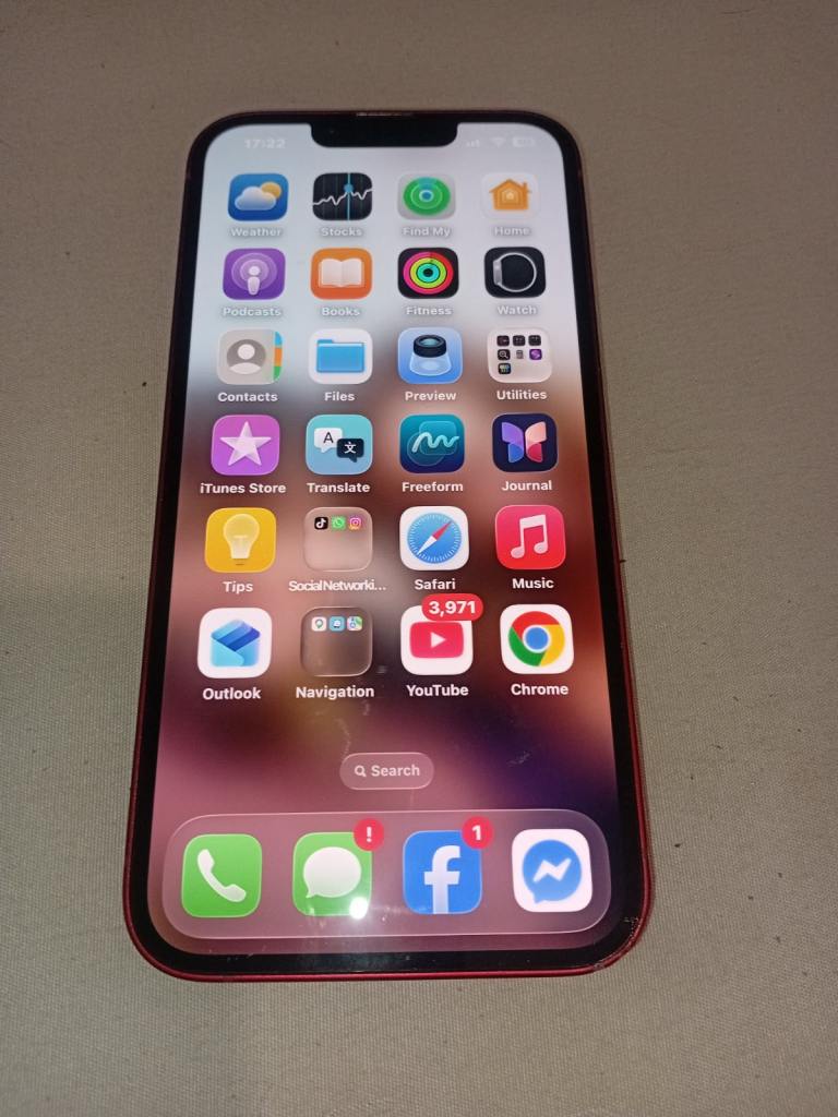 Apple iPhone 13 Red – Fair Condition, Battery 78%