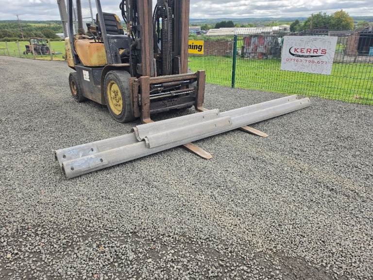 Crash barriers ideal for drain or cattle handling farm livestock tractor 